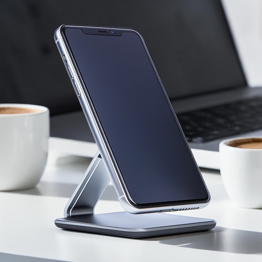 Plvzg Heavy-Duty Dual-Axis Phone Stand