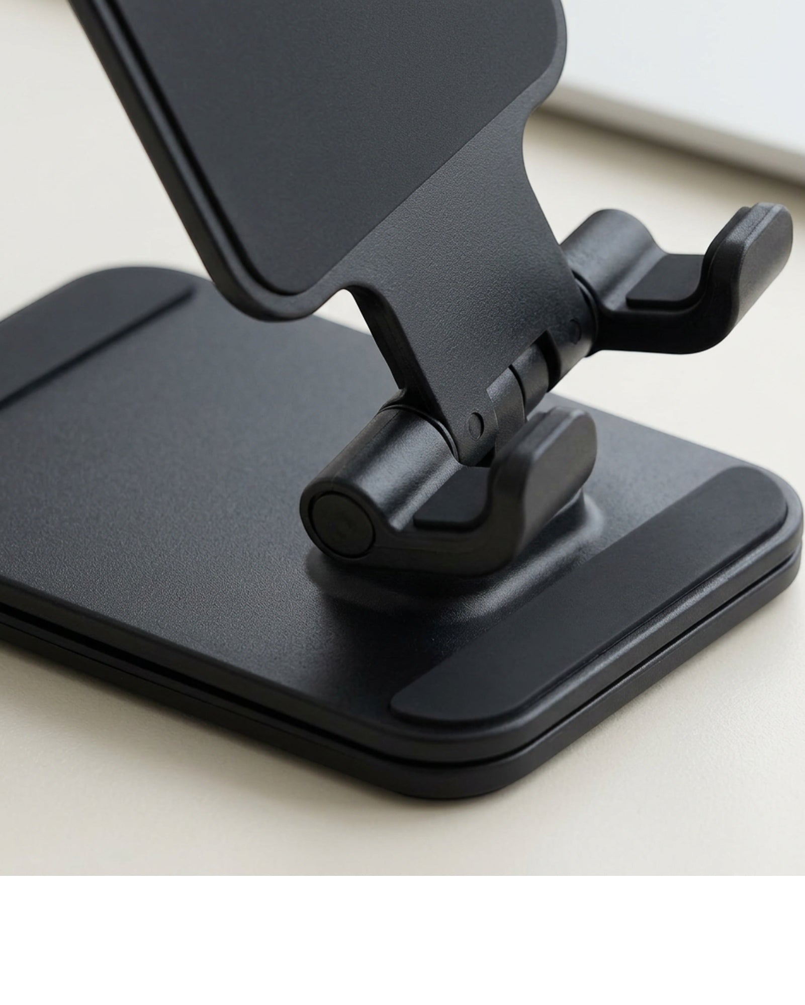 Plvzg Foldable Phone Stand Matte Black Pocket Size - Detail view