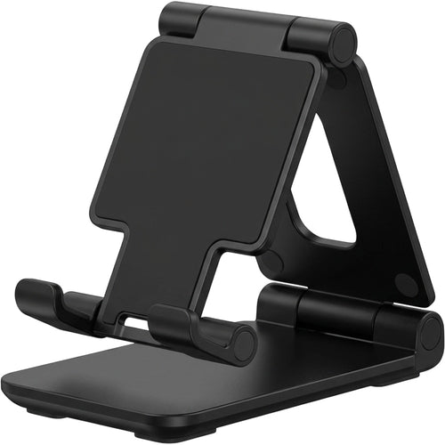 Plvzg Foldable Phone Stand Matte Black Pocket Size - Product view