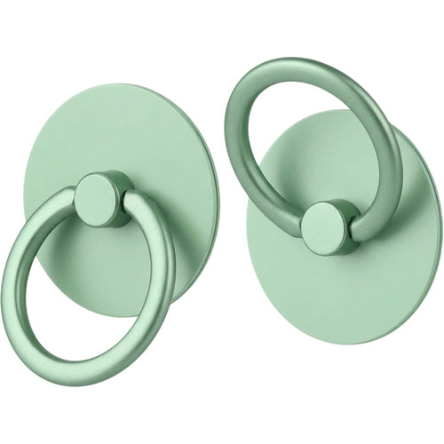 Plvzg Ring Phone Stand Holder Soft Green 2 Pack - Product view